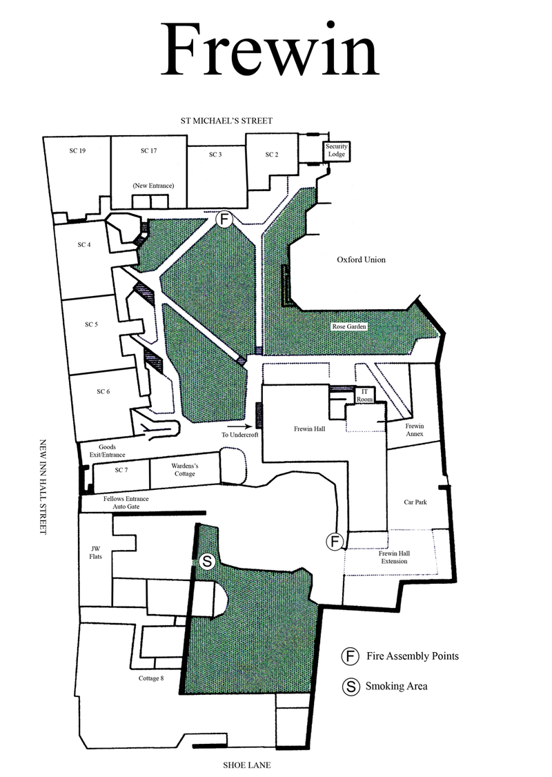 Brasenose College – Frewin Court – Floorplan