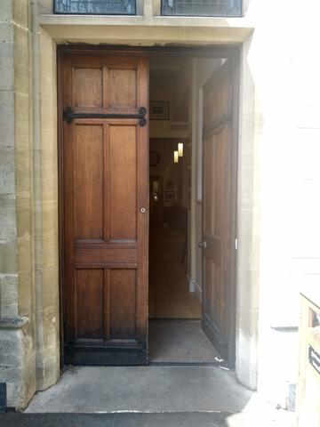 balliol college  dining hall  buttery entrance  door 1