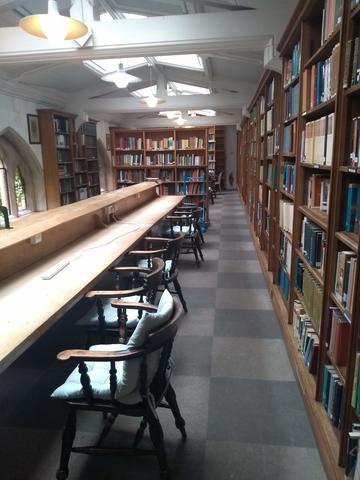 exeter college  library  1rst floor interior space