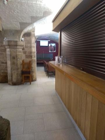 exeter college  bar  interior space