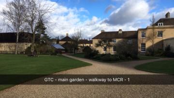 green templeton college – mcr – door (1:2) – gravel walkway to mcr